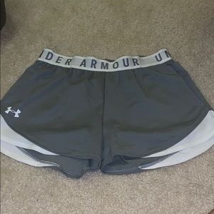 Under armour athletic shorts slightly used